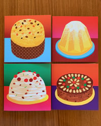 Image 2 of Xmas Cakes – Set of cards