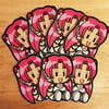Chubby Yuki Die-cut Sticker