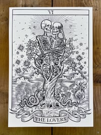 The Lovers Tarot Card ~ A3 Print