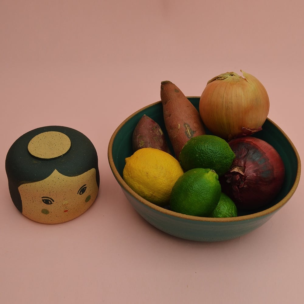 Image of The Fruit Lady Emerald Fruitbowl