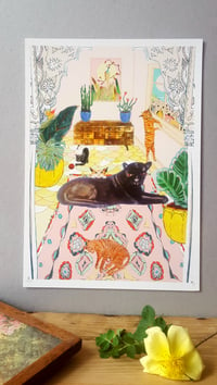 Image 2 of CRAZY CATS- LIMITED EDITION - GICLEE PRINT