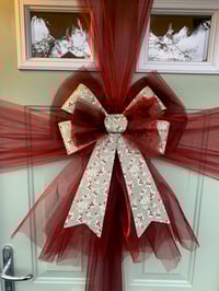 Green Mistletoe Bow