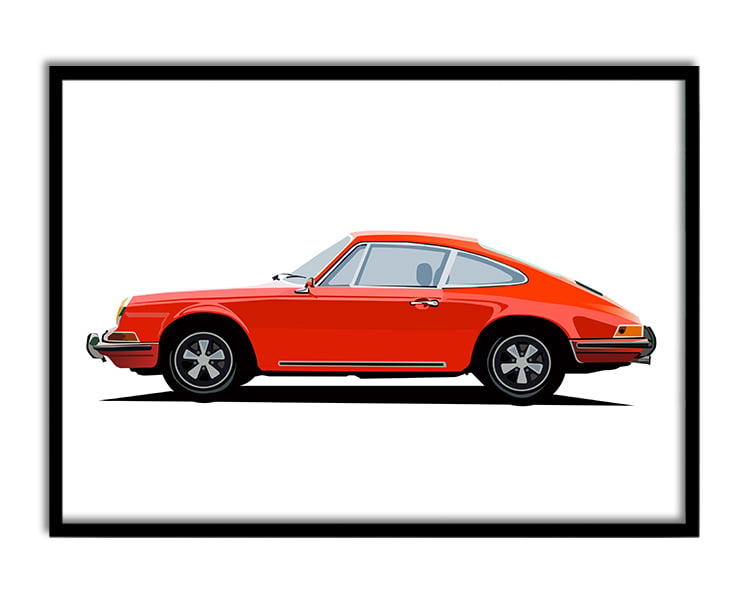 Image of Porsche 911 30x40cm