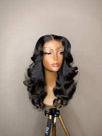 Image 1 of 16” HD 5x5 closure wig
