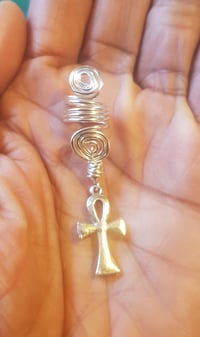 Image 2 of Silver Wire Wrapped Hair Adornments (1)
