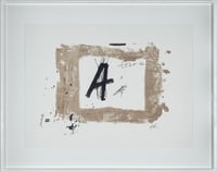 Image 1 of antoni tapies / letter A / 22/091