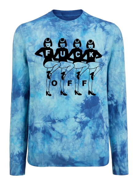 Image of LIMITED EDITION FUCK OFF TIE DYE LONG SLEEVE