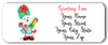 30 Address Labels 'No Time Like the Present'
