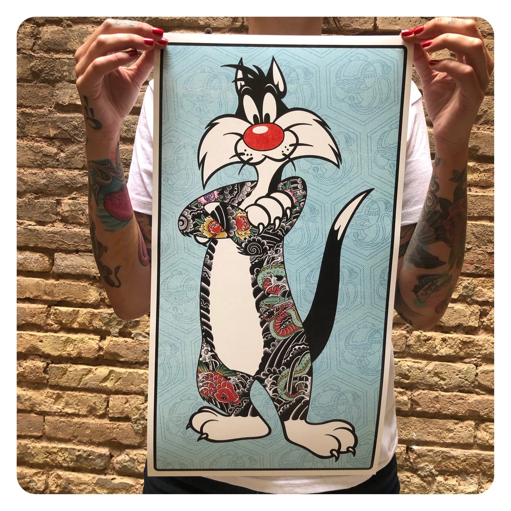 CASPER & SYLVESTER SET OF PRINTS - LTD EDITION