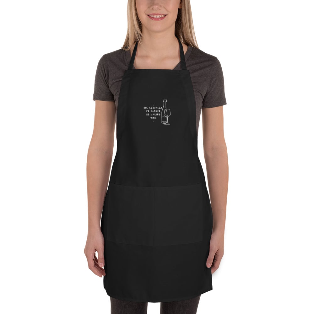 Image of Embroidered Apron 