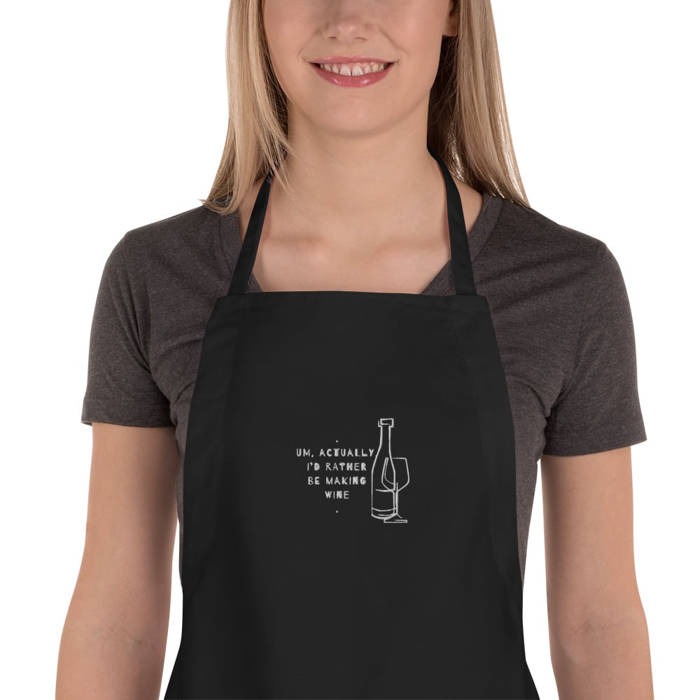 Image of Embroidered Apron 
