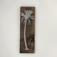 Image 3 of Palm Tree on Knotty Alder