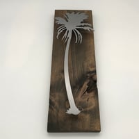 Image 4 of Palm Tree on Knotty Alder