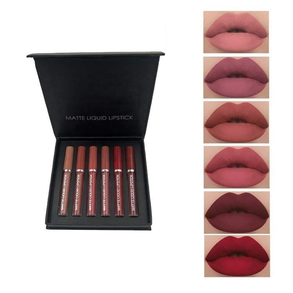 Image of 6pc Matte Liquid Lipstick set