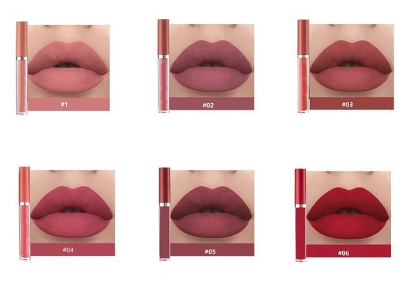 Image of 6pc Matte Liquid Lipstick set