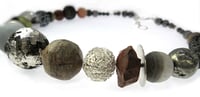 Image 3 of Silvered Lava Pot Pourri Necklace