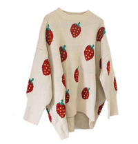 Image 1 of Strawberry Fields Sweater