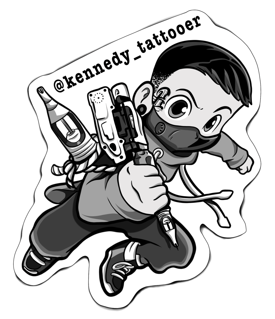 Image of Kennedy_Tattooer Sticker