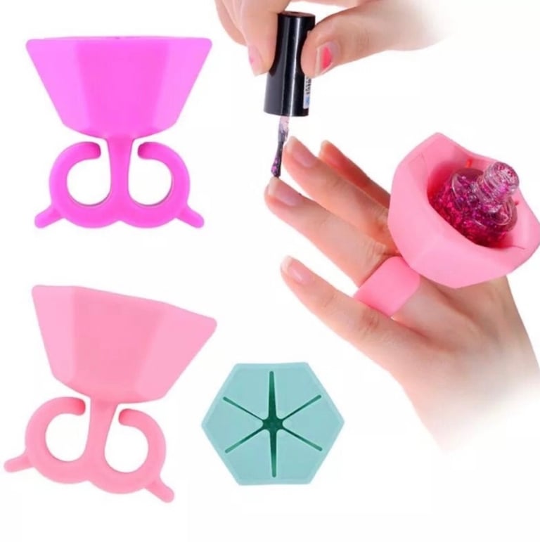 Finger Wearable nail PolIsh holders