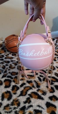 Pink Mini Basketball Purse