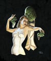 "Creature from the Black Tie Lagoon! Limited Edition Stretched Canvas Print