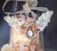 Image 4 of Lace choker necklace, statement wedding jewelry