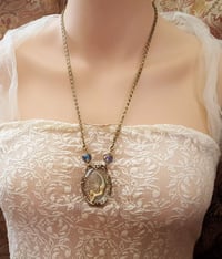 Image 5 of Mermaid Necklace - Art Nouveau Siren Pendant - Handcrafted Unique Jewelry
