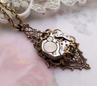 Image 1 of Steampunk necklace, Gothic steampunk jewelry