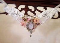 Image 5 of Lace choker necklace, statement wedding jewelry