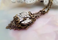 Image 2 of Steampunk necklace, Gothic steampunk jewelry