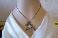 Image 5 of Steampunk Dragonfly Necklace, Neo Victorian steampunk necklace