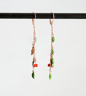 Image of Boucles Le Temps des Cerises - Doré Or Rose