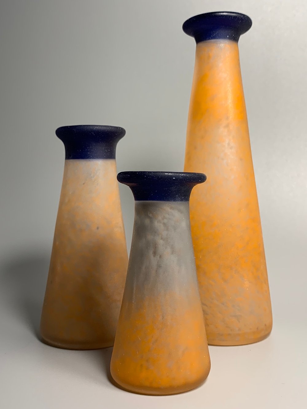 Small Vase Set ( Lava, grey, Blue blizzard )