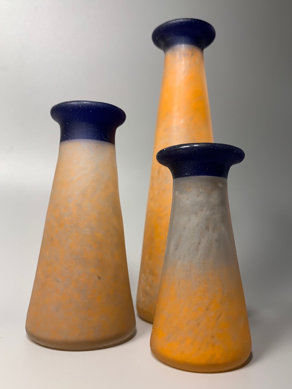 Small Vase Set ( Lava, grey, Blue blizzard )