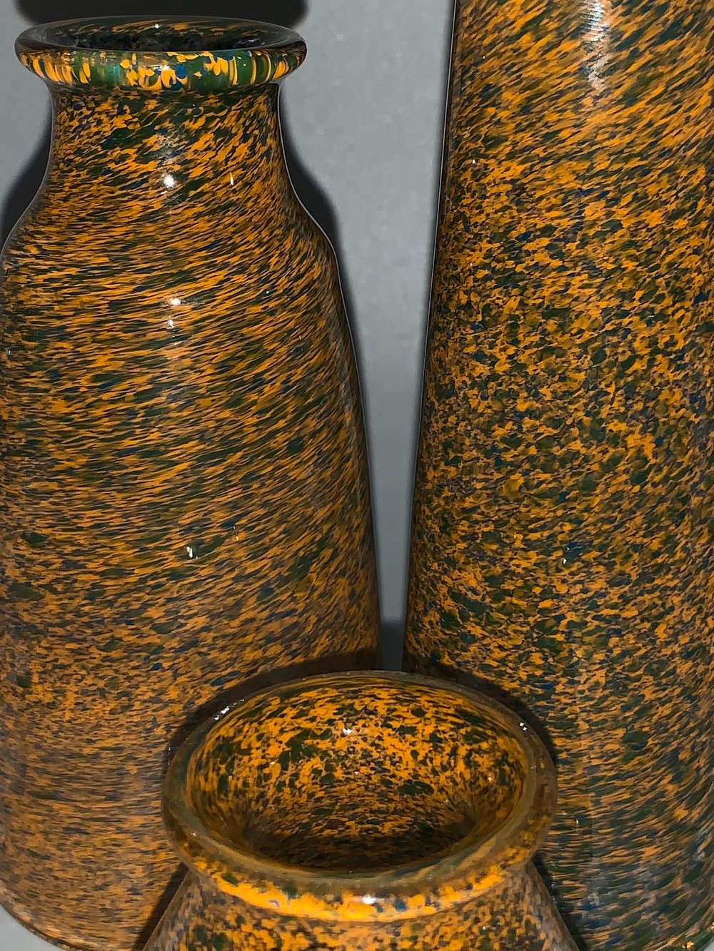 Small Vase Set ( Orange, Blue, Green )