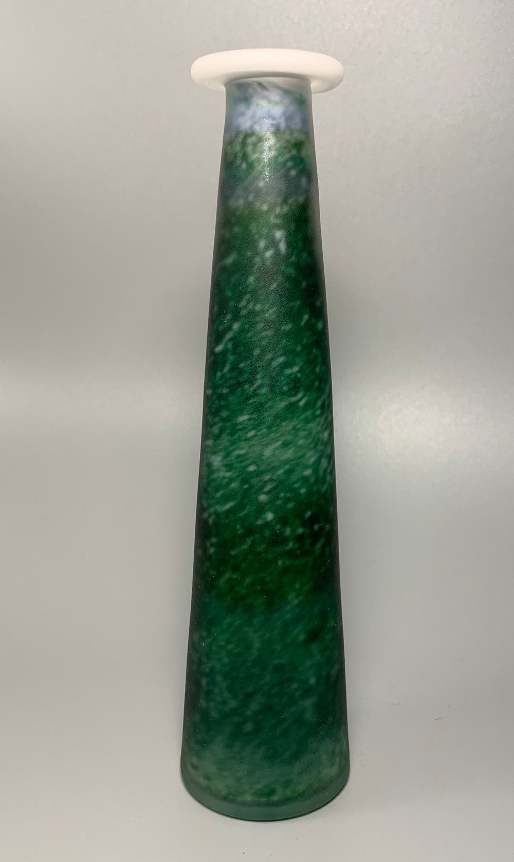 Small Vase ( Translucent Green, Skyline, White ) 