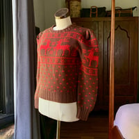 Image 4 of Polo Ralph Lauren Deer Sweater Medium