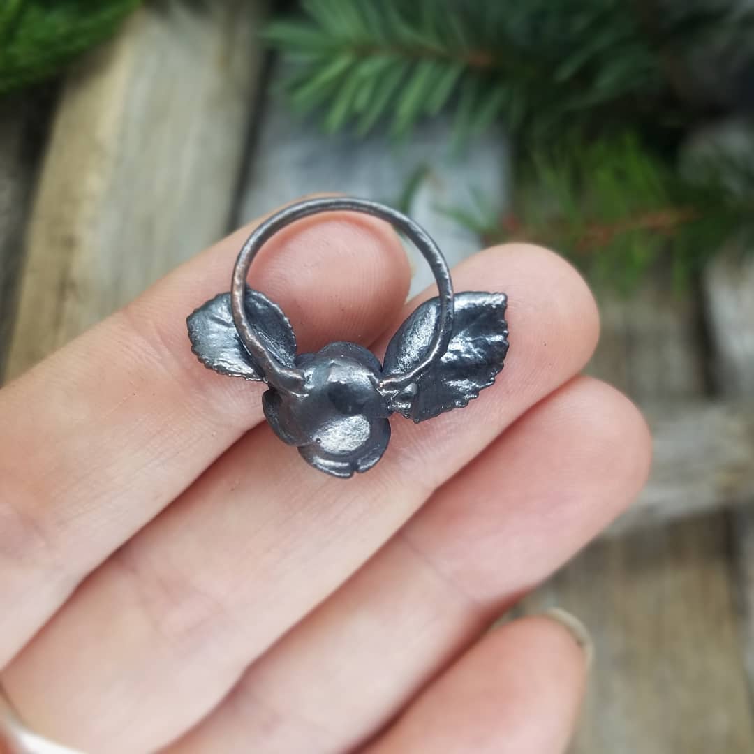 Image of Dainty Black Rose