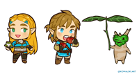 Chonky Chibis: BOTW Vinyl Stickers