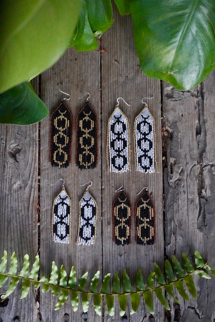 Beaded Chain Danglers