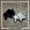 Perfect Pairs • Black and White Bison