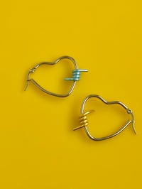 Image 3 of MINI CANDY MIS-MATCH  BARBED WIRE HOOPS