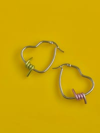 Image 4 of MINI CANDY MIS-MATCH  BARBED WIRE HOOPS