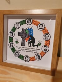 Image 1 of Freedom's Sons - 1981 Hunger Strike box frame.