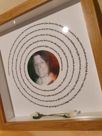 Image 2 of Song For Marcella - Bobby Sands Box Frame