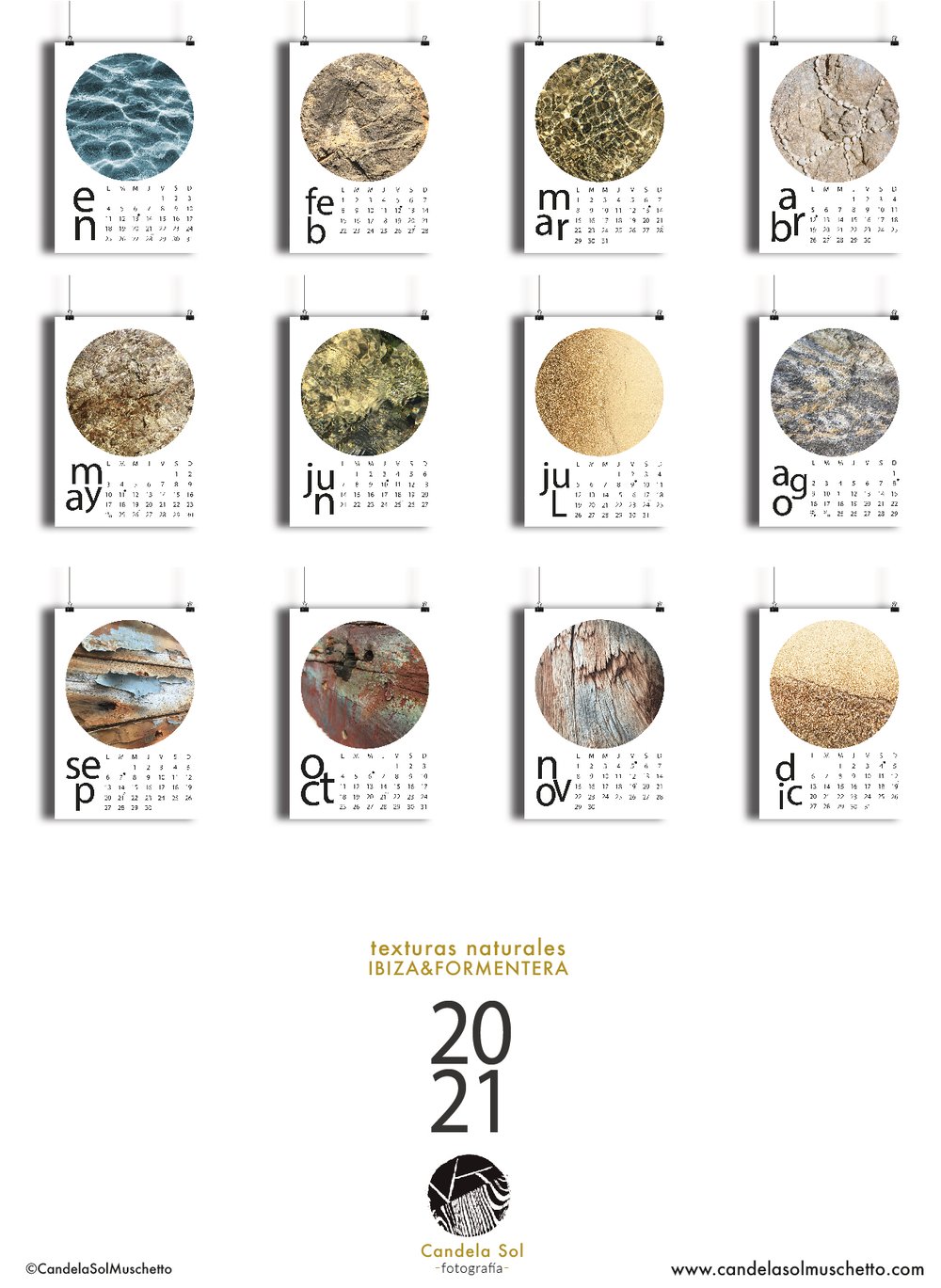 Image of Calendario 2021 Texturas 