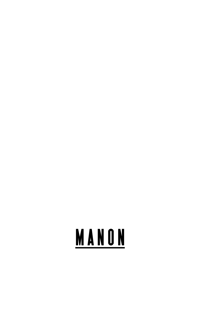 MANON 2020 *SOLD OUT*