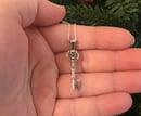 Image 2 of Locke & Key: Sterling Silver Ghost Key Pendant!
