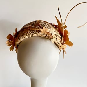 Image of Natural straw bandeau #2