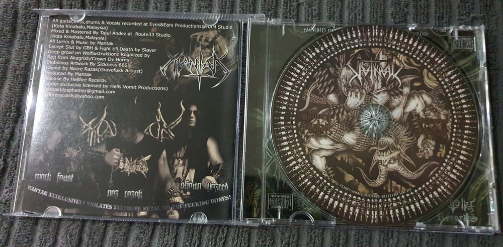 MANTAK - MORBID DEATHFUCK CD